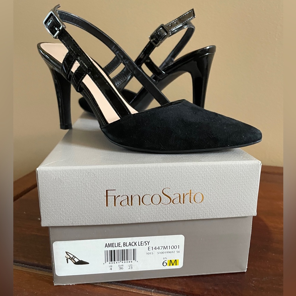 Franco Sarto Women's Black Heels